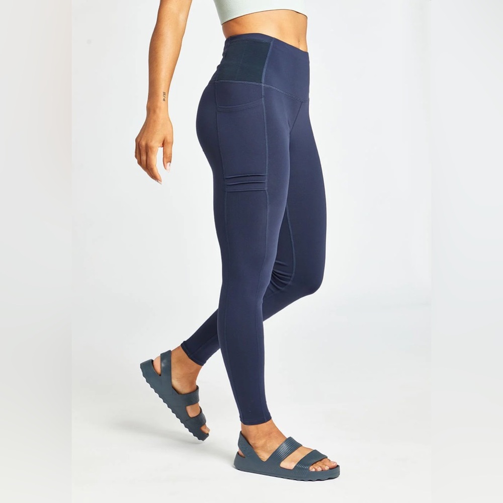 Oiselle Pocket Jogger Tights - Ink Blue